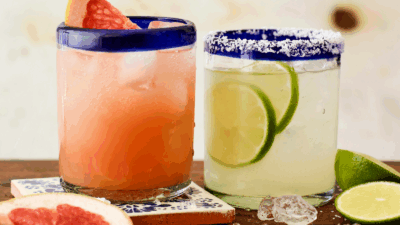 paloma and margarita cocktails mexican