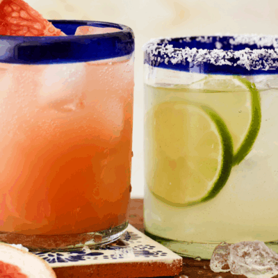 paloma and margarita cocktails mexican