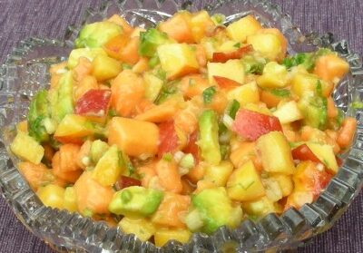 papaya and peach salsa
