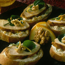 Paprika Chicken with Orange Walnut Sauce