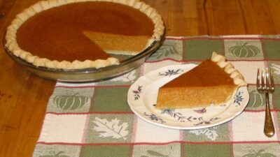 Parve Pumpkin Pie