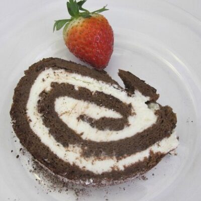 passover chocolate cake jelly roll