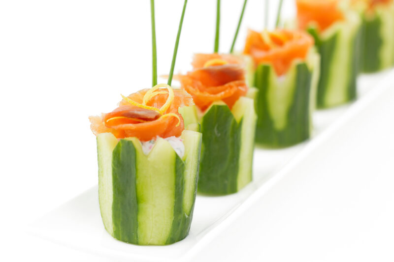Passover Cucumber Cups
