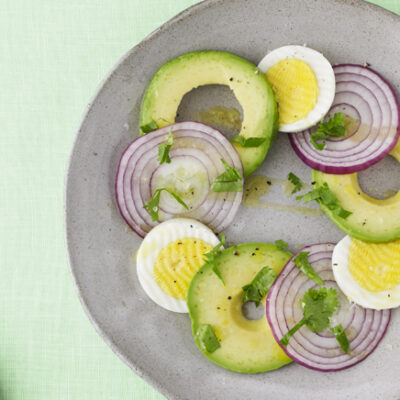 Passover Egg and Svocado Salad