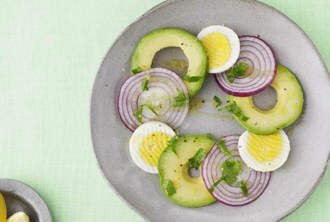 Passover Egg and Svocado Salad