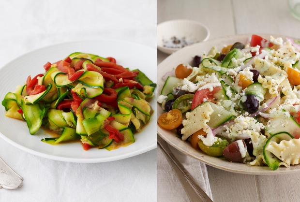 pasta and veggies