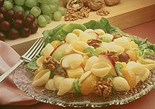 Pasta and Walnut Fruit Salad