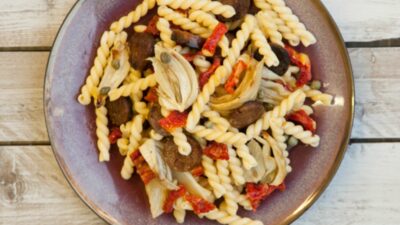 PASTA WITH ROASTED FENNEL AND SAUSAGE85