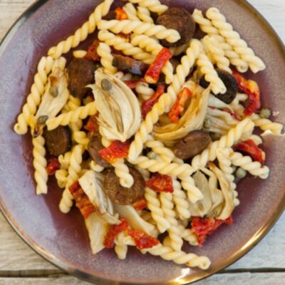 PASTA WITH ROASTED FENNEL AND SAUSAGE85