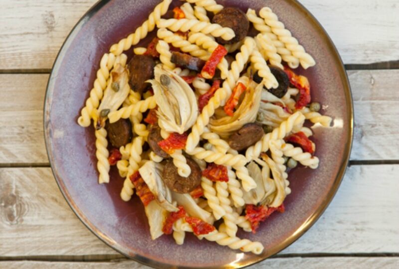 PASTA WITH ROASTED FENNEL AND SAUSAGE85
