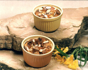 Peach Bread Pudding