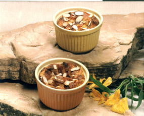 Peach Bread Pudding
