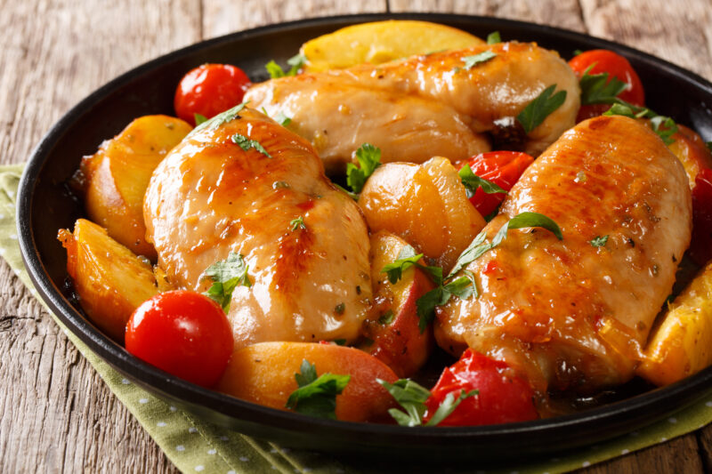 peach chicken
