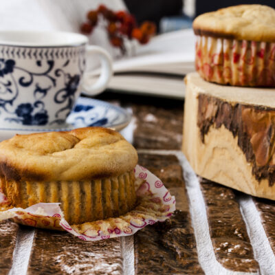Peanut butter and banana muffins