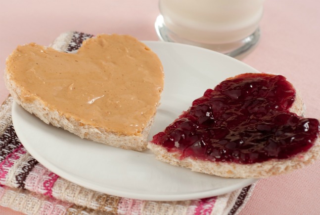 peanut butter and jelly