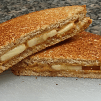 peanut butter banana panini