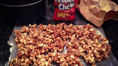 Peanut Chew Popcorn