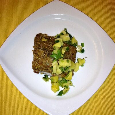 pecan crusted mahi mahi