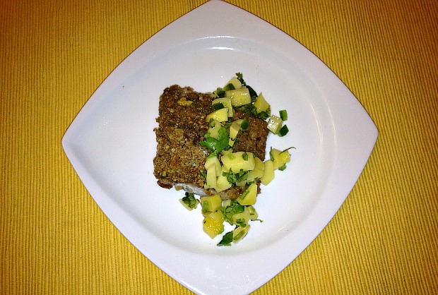 pecan crusted mahi mahi