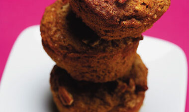 Pecan Pumpkin Bran Muffins