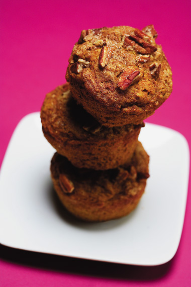 Pecan Pumpkin Bran Muffins