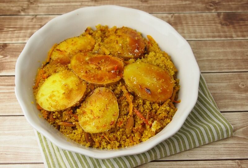 PERSIAN QUINOA WITH TADIG