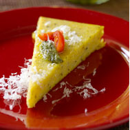 Pesto Baked Polenta