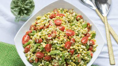 pesto corn salad