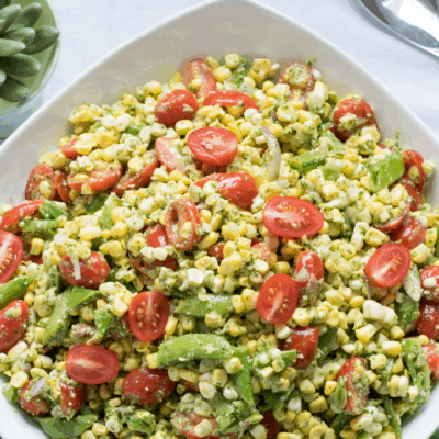 pesto corn salad