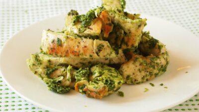 pesto grilled chicken