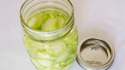 pickled broccoli stalks