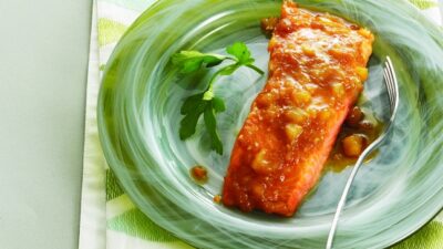Pineapple_Maple_Glazed salmon