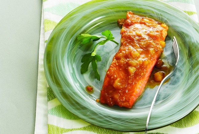 Pineapple_Maple_Glazed salmon