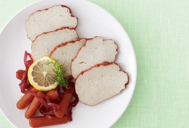 pink gefilte fish