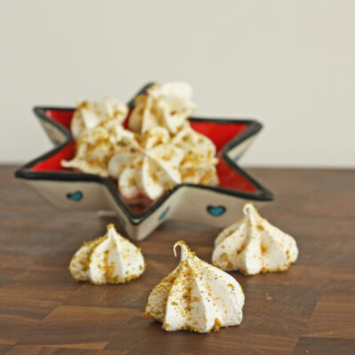 Pistachio Meringues