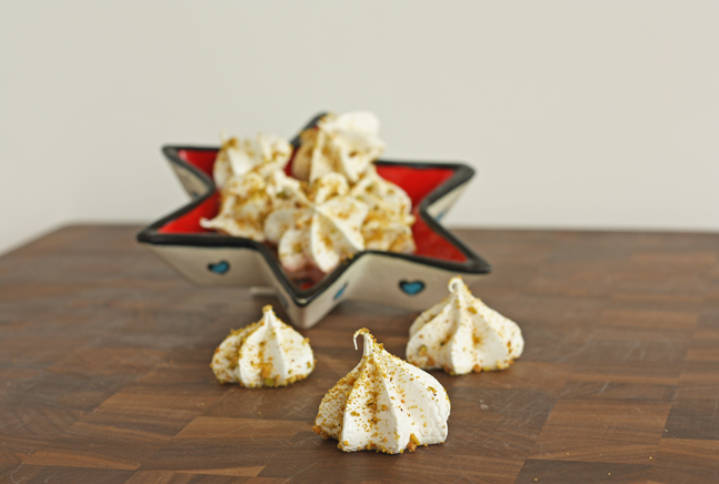 Pistachio Meringues