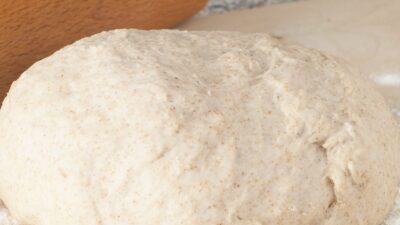 Pizza dough vertical
