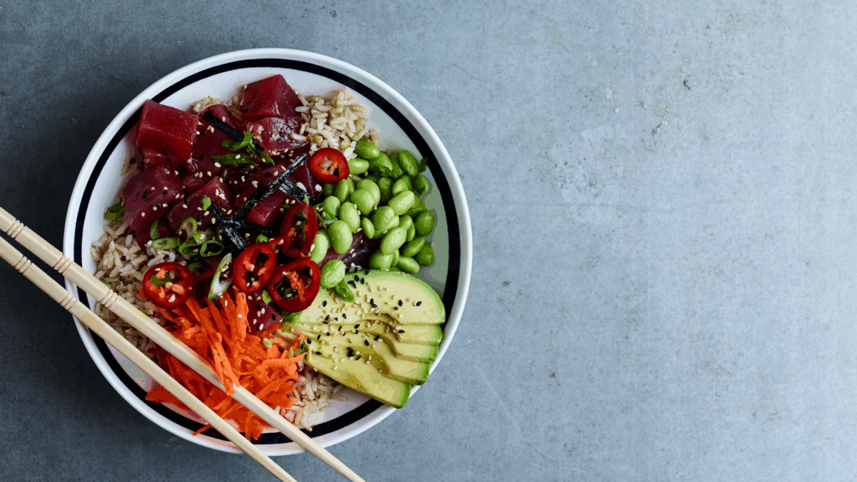 tuna poke bowl