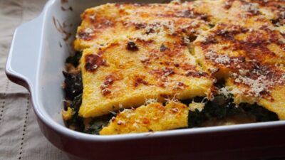 polenta layered casserole