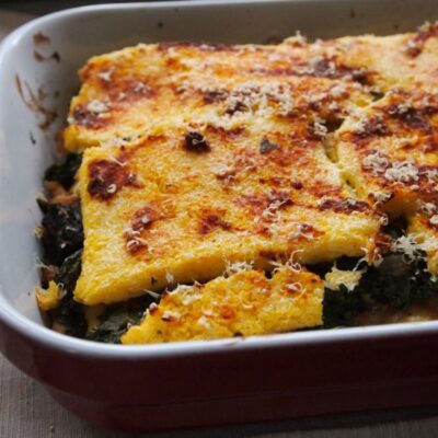 polenta layered casserole