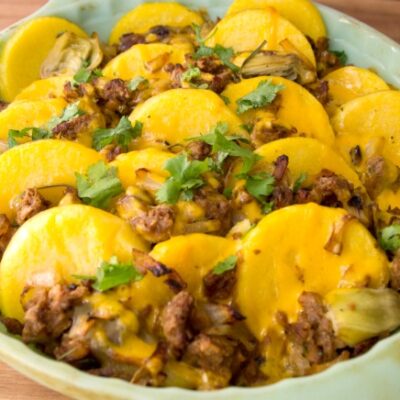 Polenta Sasuage Casserole