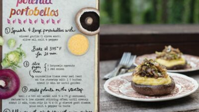 Polenta Stuffed Portobellos