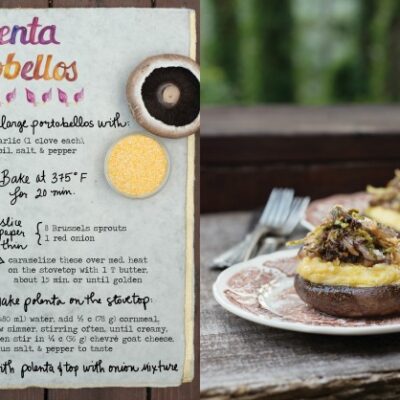 Polenta Stuffed Portobellos