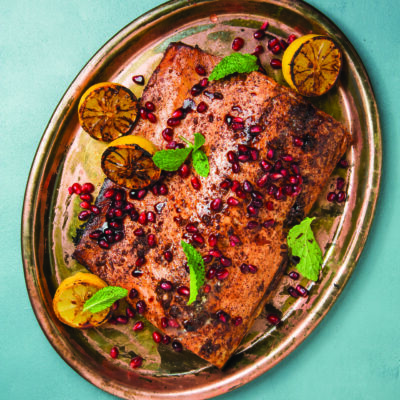 Pom sumac salmon