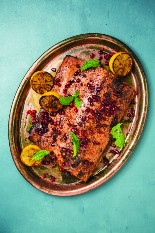 Pom sumac salmon