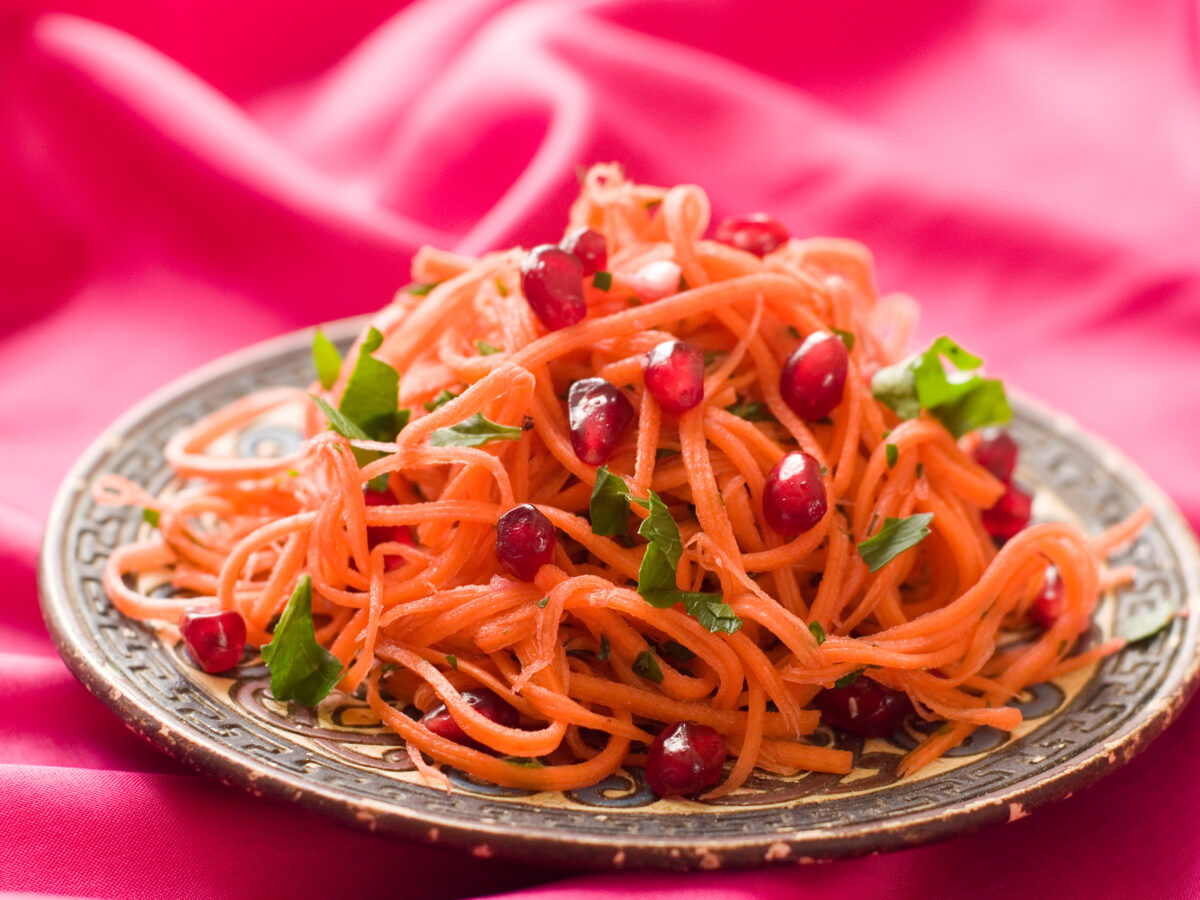 pomegranate carrot salad