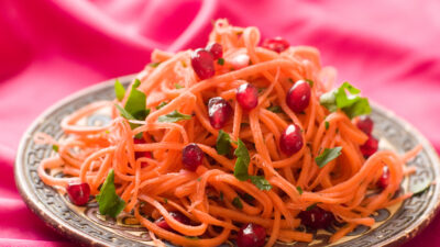pomegranate carrot salad