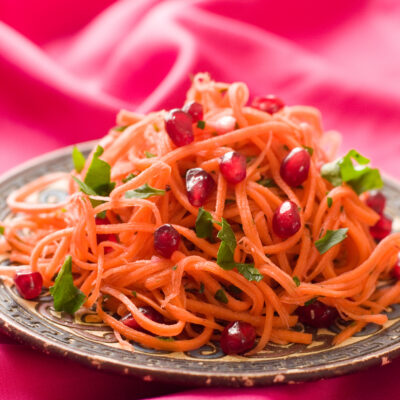 pomegranate carrot salad