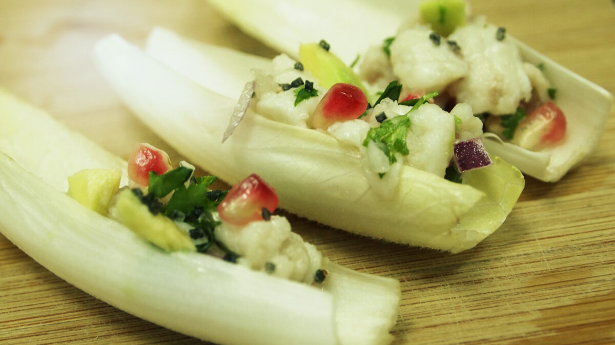 Pomegranate Ceviche