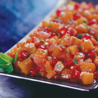 pomegranate eggplant relish